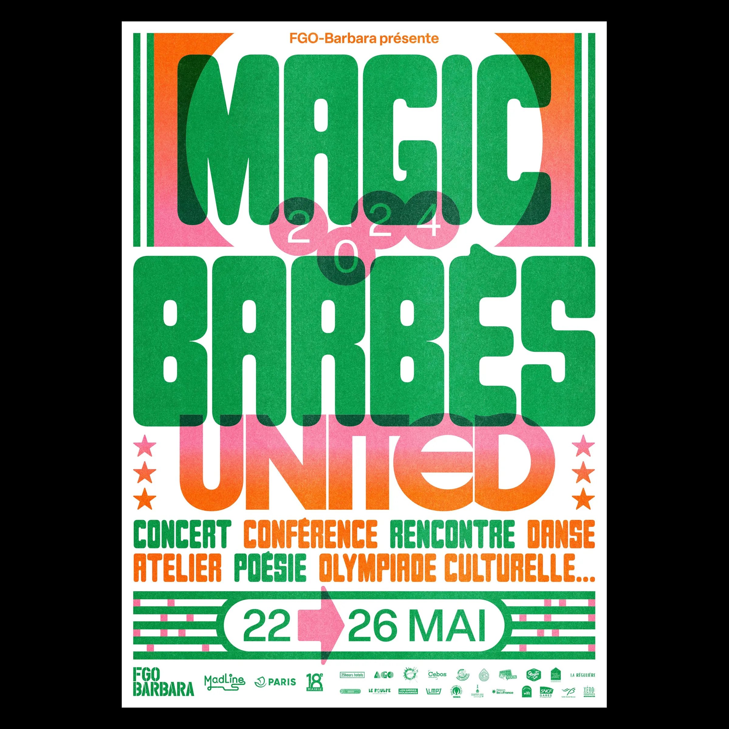 Festival Magic Barbès 2024 Poster