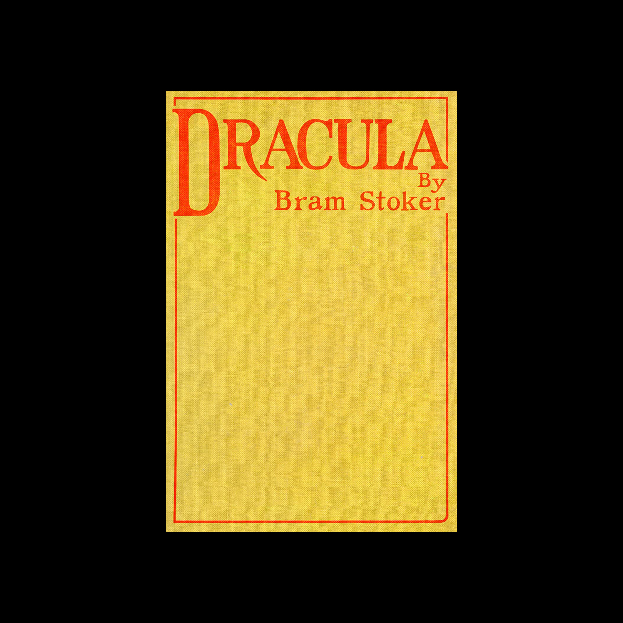 Bram Stoker, Dracula, first issue by Archibald Constable & Co, London, 1897.